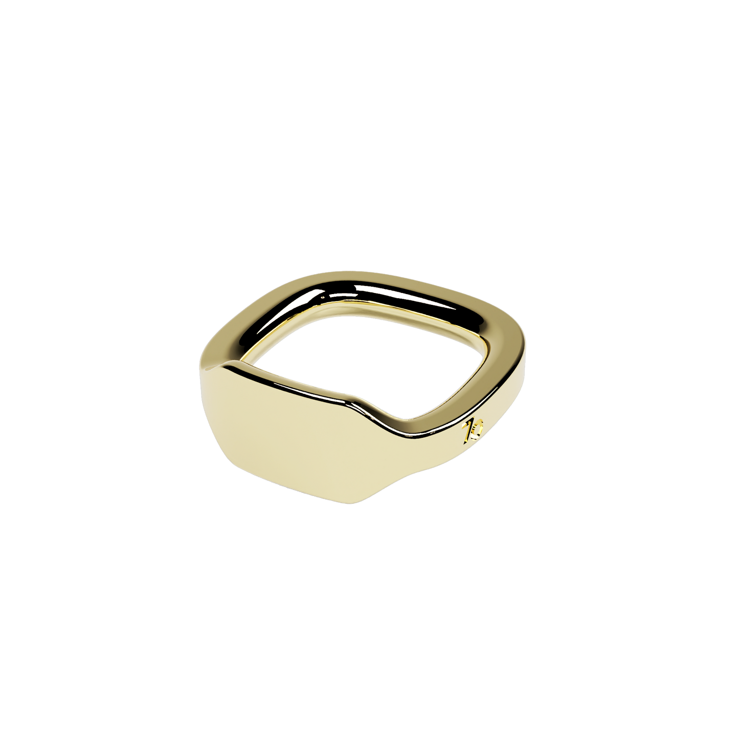 Squircle signet ring