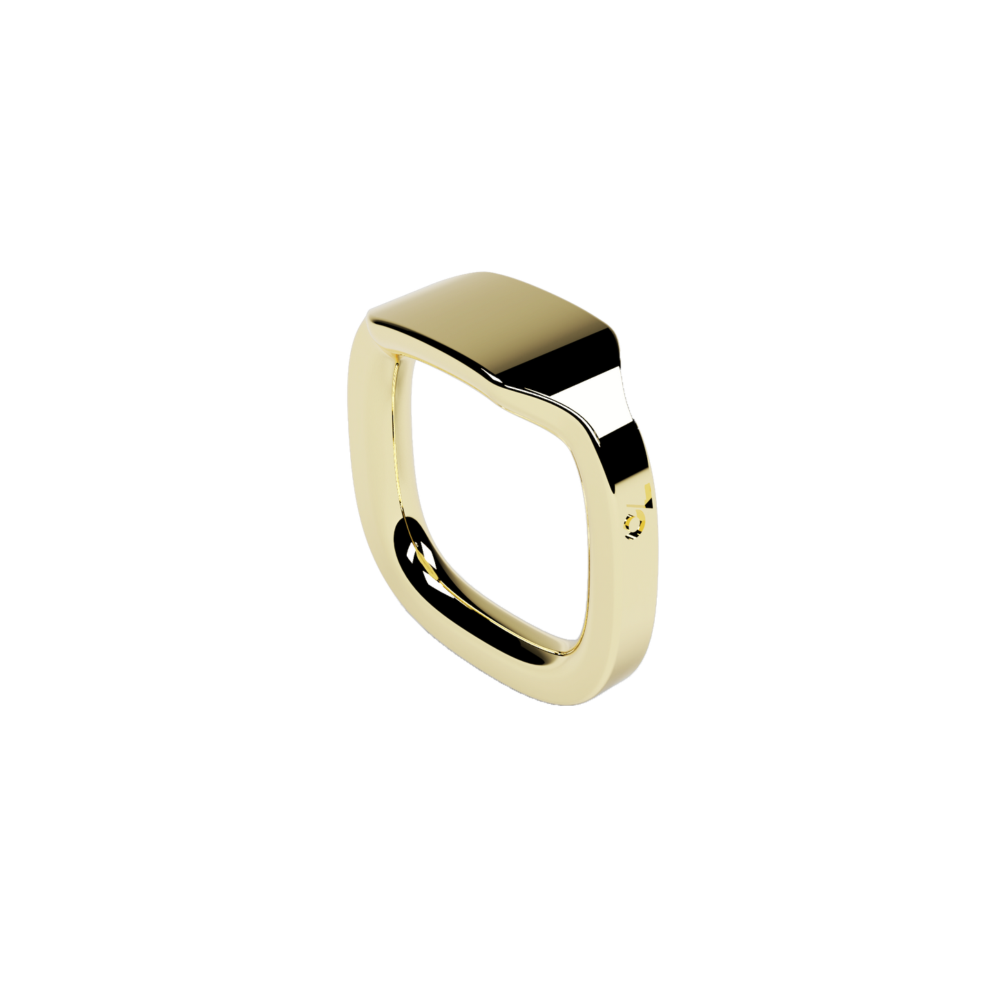 Squircle signet ring