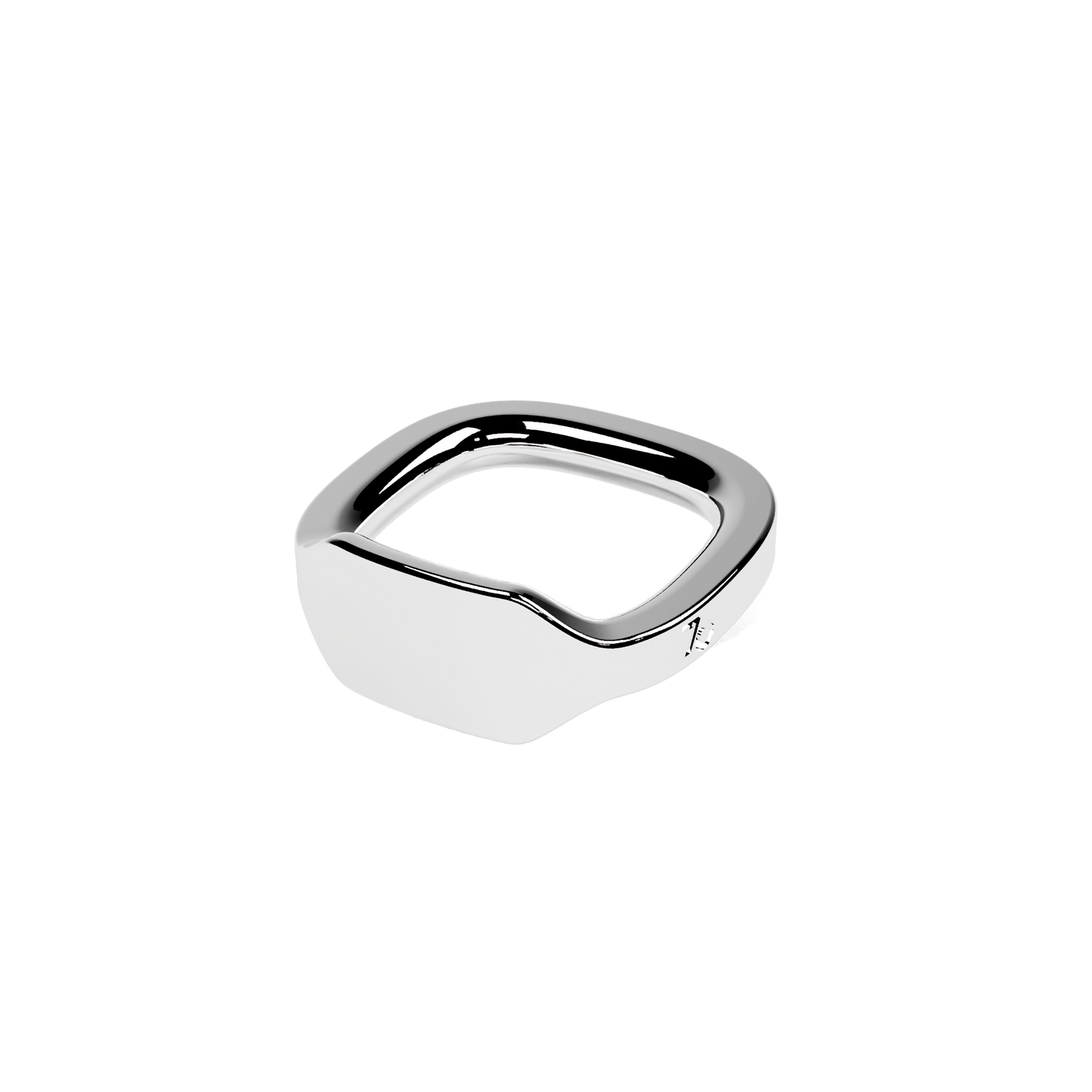 Squircle signet ring